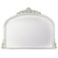 Amarone Mantel Mirror, White, 120x95 cm
