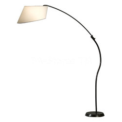 Ibis White Gloss Arc Lamp - Lighting