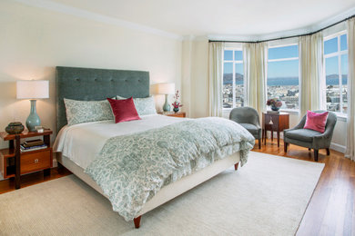 Inspiration for a bedroom remodel in San Francisco