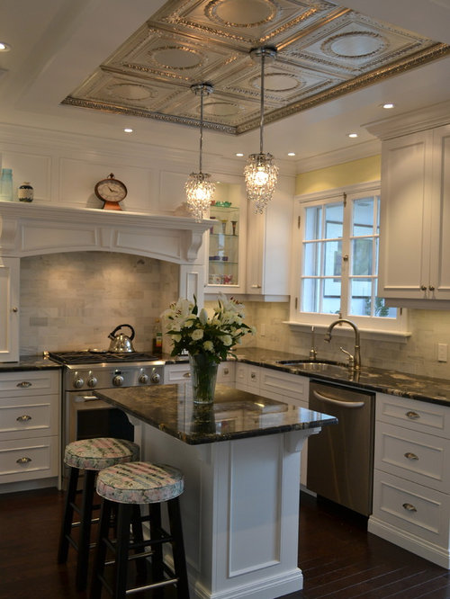 Tin Ceiling Tiles Backsplash Houzz