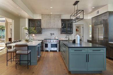 Transitional kitchen photo in San Diego