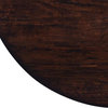 Coffee Table Glenbrook Old World Distressed Dark Rustic Pecan Round