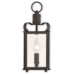Livex Lighting - Livex Lighting 43000-07 Garfield - One Light Wall Sconce - Garfield One Light W Bronze Clear Glass *UL Approved: YES Energy Star Qualified: n/a ADA Certified: YES  *Number of Lights: Lamp: 1-*Wattage:60w Candelabra Base bulb(s) *Bulb Included:No *Bulb Type:Candelabra Base *Finish Type:Bronze