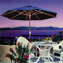 Dayva International - Patio Umbrella Night Lights with Patented Battery Operated - Outdoor Umbrellas