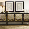Hooker Furniture 3005-85005 Sanctuary 105" Contemporary Ebony and - Rubbed