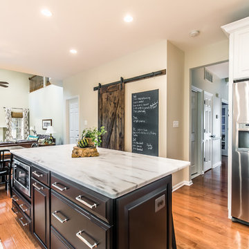 Transitional Kitchen with a Unique Flare