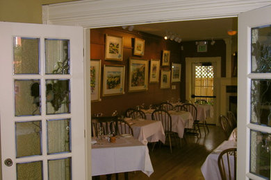 Trendy dining room photo in Denver