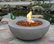 Cast Concrete Lunar Bowl, Natural Gas