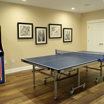 Luxury Basement Remodel, Mudroom, Built-ins