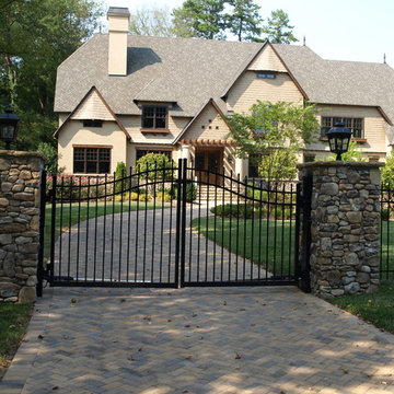 Exterior Stone - Stone Columns and Foundation