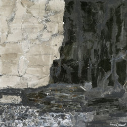 "Courageous Cliffs" - Mixed Media Art
