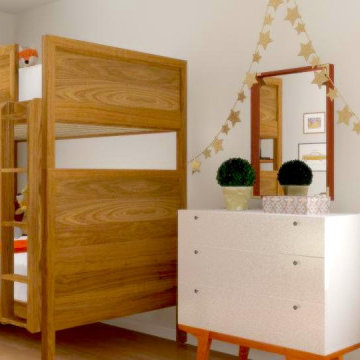Kids & Teens Bedroom & Homeschool Room Orange