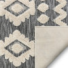 Well Woven Bellagio Chiara Moroccan Gray 5'3"x7'3" Hi-Low Flat-Weave Rug