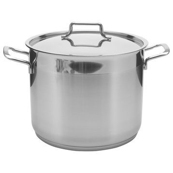 YBM Home 18/10 Stainless Steel Stockpot With Lid, 9 Quart