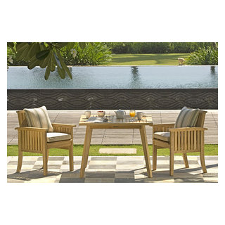 Outdoor Teak Square Dining Table - Craftsman - Patio - Seattle - by ...