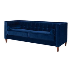 Jack Tuxedo Sofa, Navy Blue