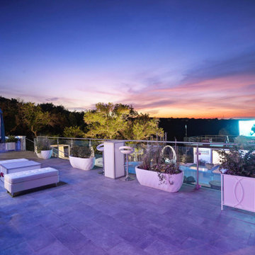 View movies from multiple places at this spacious property