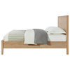 Arden Wood Bedroom Set With King Bed, 2 Nightstands With Shelf, Chest, Dresser
