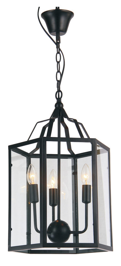 Esporre 3 Light Pendant, Black, 14"x14"