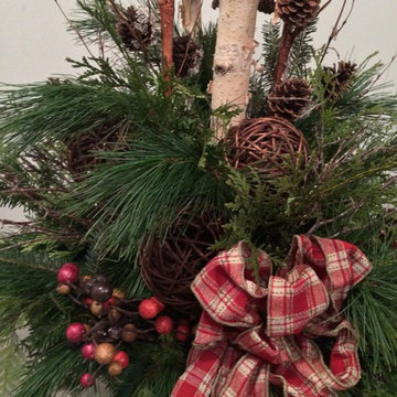 Assorted Outdoor Christmas Arrangements
