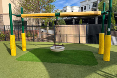 Playscapes With Artificial Turf
