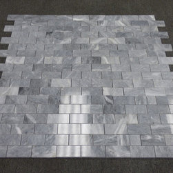 Bardiglio Gray Marble Mini Brick Mosaic Tile Polished - Products