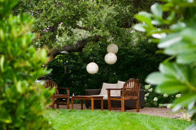 Example of a french country home design design in San Francisco