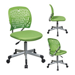 Green Designer Task Office Chair - Living Room Chairs