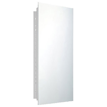 Deluxe Series Medicine Cabinet, 18"x36", Polished Edge, Recessed