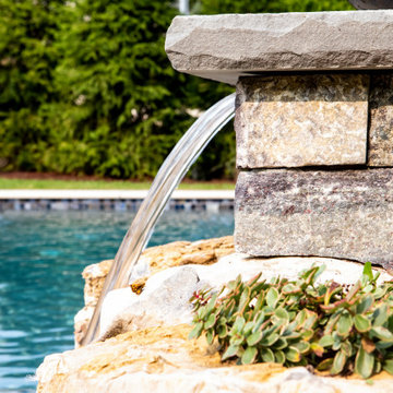 An Outdoor Oasis with Rustic Charm