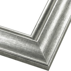 MirrorMate Frame in Chelsea Silver Streak - Bathroom Mirrors