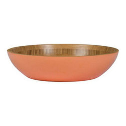 Bamboo Presentation Bowl in Orange - Dining Bowls