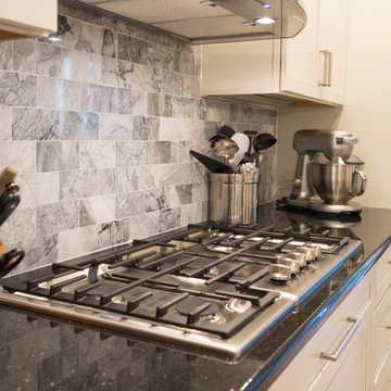 White and Grey Transitional Kitchen