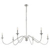 Living District Rohan 60" Chandelier in Polished Nickel