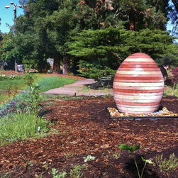 Seed Pod Fountain - Garden Statues And Yard Art