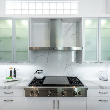 Modern High-Gloss Kitchen - Palm Beach Gardens, FL