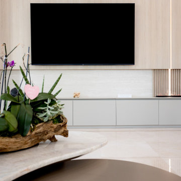 Minimal Warmth, Maximum Impact: A Custom Entertainment Wall