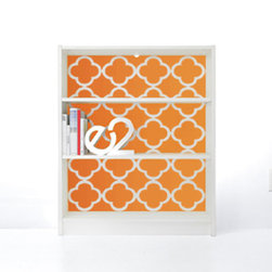 PANYL Tangerine Quatrefoil for IKEA BILLY - Home Decor