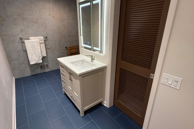 Bathroom with walk in shower