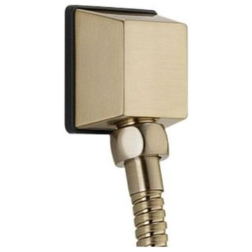 Square Wall Elbow For Hand Shower, Champagne Bronze