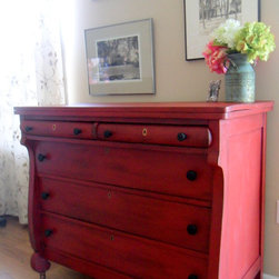 Red Empire Dresser - Buffets And Sideboards