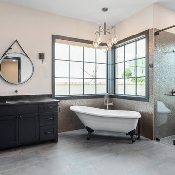 Industrial Farm House Master Bathroom