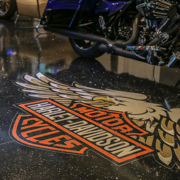Ultimate Home & Man Cave For A Football, Motorcycle & Car Lover