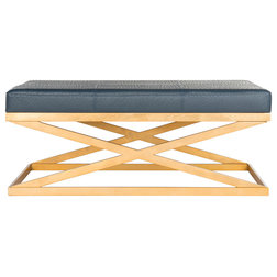 Contemporary Upholstered Benches by Safavieh