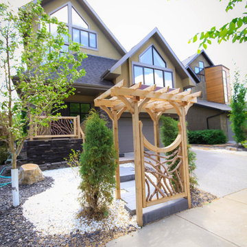 Willow Branch Arbor Feature and Porch