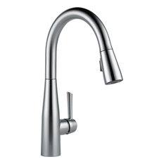 Delta Essa Single Handle Pull-Down Kitchen Faucet, Arctic Stainless, 9113-AR-DST