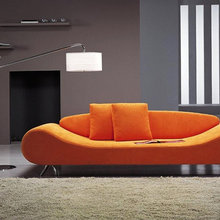orange sofa