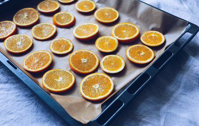 Gör det själv: Julgirlang av väldoftande torkade apelsiner