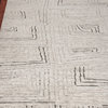 Aldridge Hand-Knotted Wool and Bamboo Silk Gray/Beige/Ivory Area Rug, 10'x14'