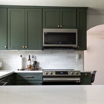 Lush Green Kitchen Revamp